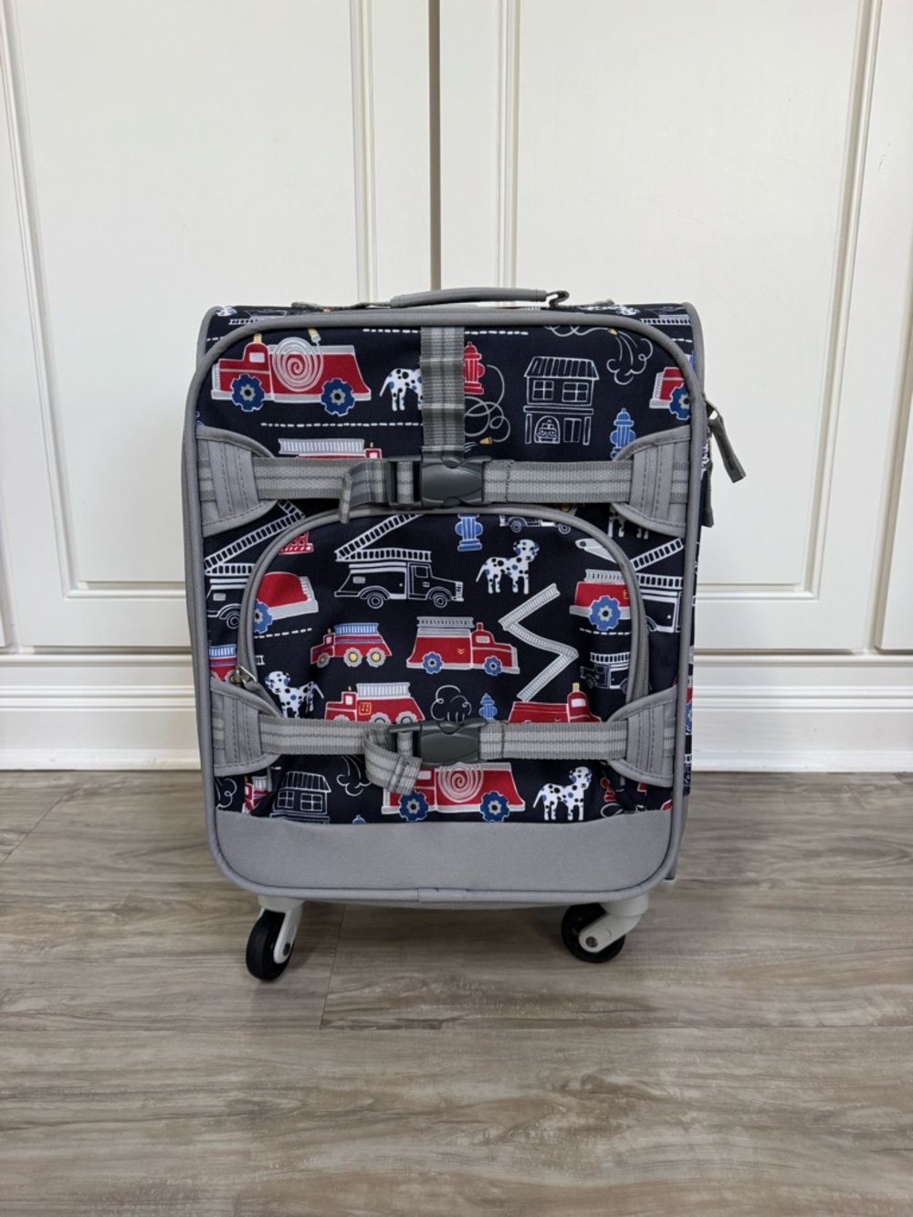Pottery Barn Kids Mackenzie Firetruck Rolling Suitcase - Never Used